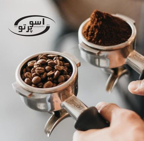 پودر قهوه میکس ۲۰٪ عربیکا ۸۰٪ روبوستا با رست شکلاتی کرما بالا و کافئین قوی